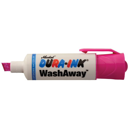 Dura-Ink&reg; WashAway Ink Marker, Chisel, Pink Equipex