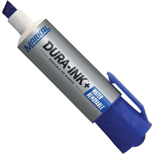Dura-Ink&reg; WashAway Ink Marker, Blue, Chisel Tip Equipex