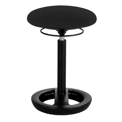 Chaise ergonomique Twixt, Stationnaire, Ajustable, , Mailles en polyester Si&egrave;ge, Noir Equipex