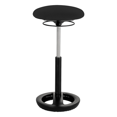 Chaise ergonomique Twixt, Stationnaire, Ajustable, , Mailles en polyester Si&egrave;ge, Noir Equipex