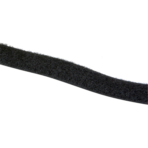 Ruban d'attaches, Boucle, 25 vg x 1", Cousu, Noir Equipex