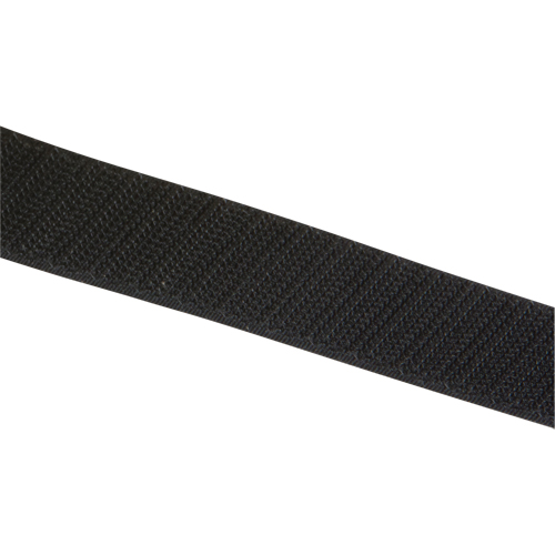 Ruban d'attaches, Crochet, 25 vg x 1", Cousu, Noir Equipex