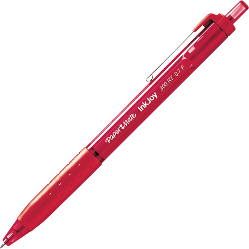 Inkjoy 300RT Pen, Red, 1 mm, Retractable Equipex
