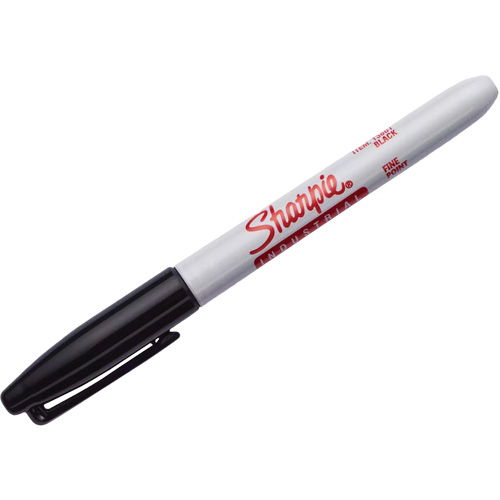Pro Permanent Marker, Black, Fine Tip Equipex