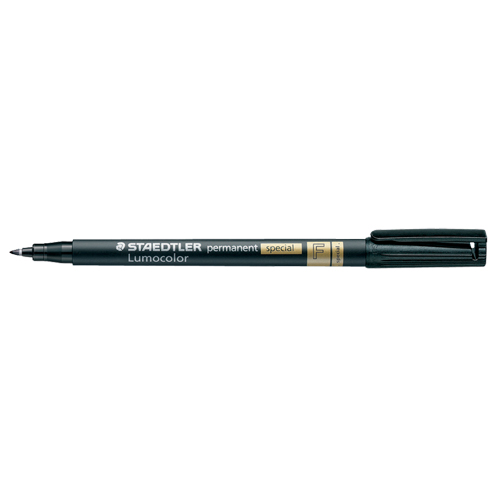 Marqueur permanent Lumocolor, Fin, Noir Equipex