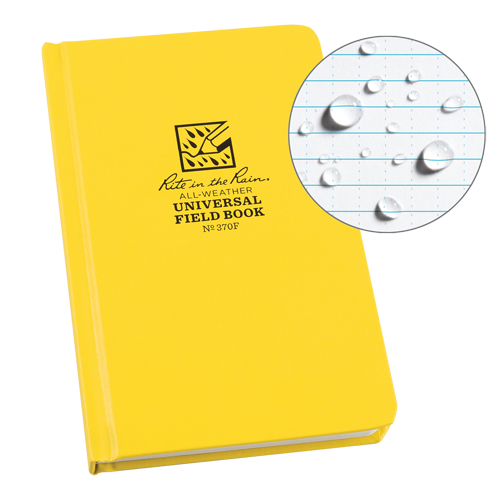 Livre reli&eacute;, Couverture rigide, Jaune, 160 Pages, 4-5/8" , 7-1/4"  Equipex