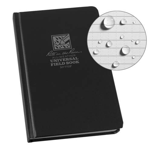 Livre reli&eacute;, Couverture rigide, Noir, 160 Pages, 4-5/8" , 7-1/4"  Equipex
