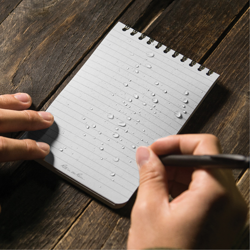 Carnet de notes de poche &agrave; spirale, Couverture souple, Havane, 100 Pages, 4" , 6"  Equipex