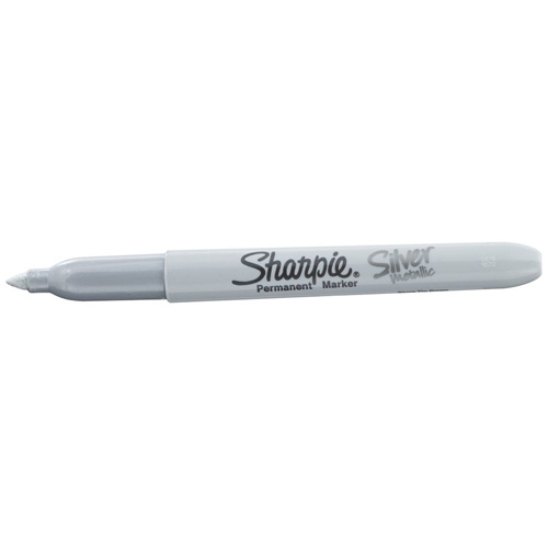 Permanent Marker, Fine, Silver Equipex