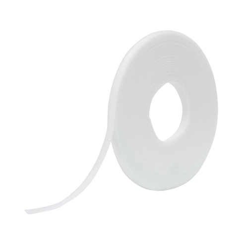 Ruban d'attaches One-Wrap, Boucle et crochet, 25 vg x 1/2", Auto-aggripant, Blanc Equipex