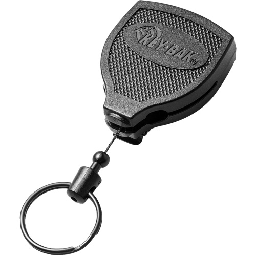 Porte-cl&eacute;s autor&eacute;tractable robuste Super48, Polycarbonate, C&acirc;ble 48", Fixation Agrafe de ceinture Equipex