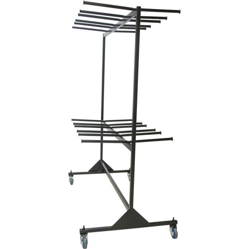 Chariot pour chaises pliantes &agrave; deux c&ocirc;t&eacute;s Equipex