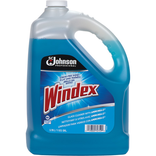Nettoyant pour vitres Windex avec Ammoniac-D, 3,8 L, Cruche Equipex