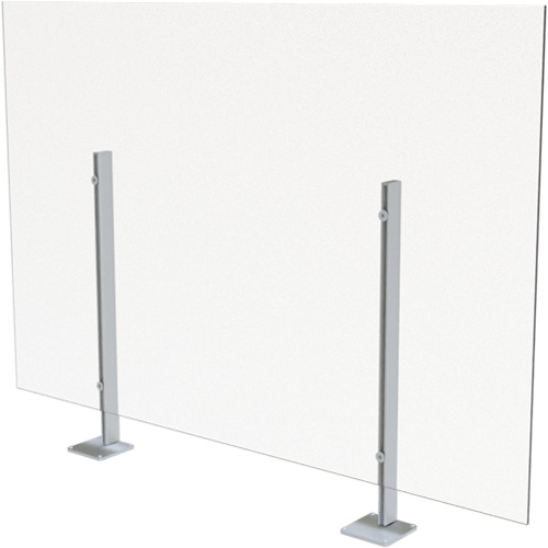 Surface Mount Sneeze Guard, 48" W x 36" H Equipex