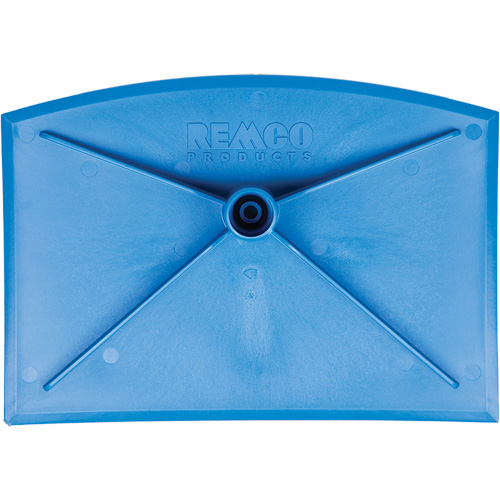 T&ecirc;te de binette pour service alimentaire, Bleu, 8" la x 11-1/4" lo Equipex