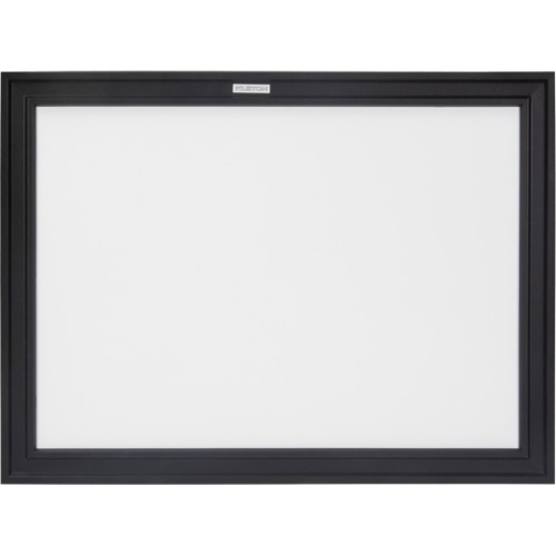 Black MDF Frame Whiteboard, Dry-Erase/Magnetic, 24" W x 18" H Equipex