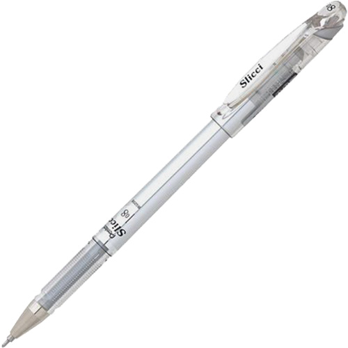 Slicci Metallic Gel Pen, Silver, 0.8 mm Equipex