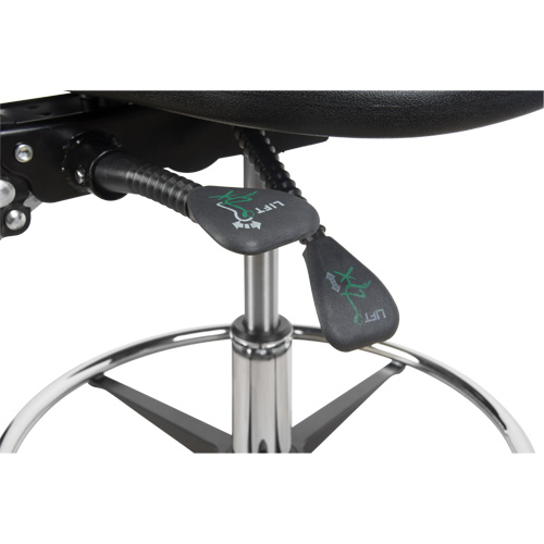 Heavy-Duty Ergonomic Stool, Mobile, Adjustable Height, 250 lbs. Capacity Equipex