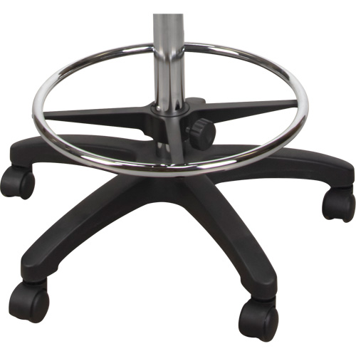 Heavy-Duty Ergonomic Stool, Mobile, Adjustable Height, 250 lbs. Capacity Equipex