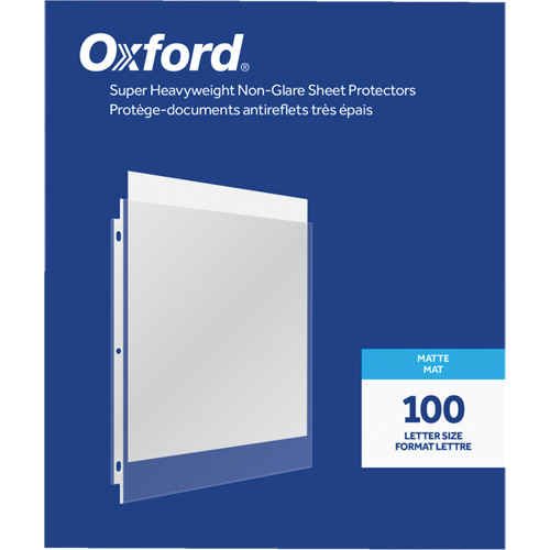 Oxford&reg; Heavyweight Non-Glare Sheet Protectors Equipex