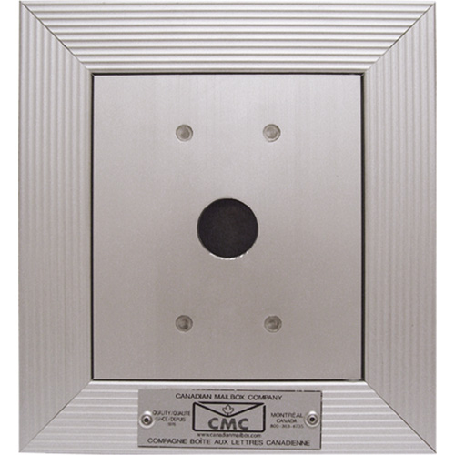 Full-Recessed Key Keeper Box, Wall -Mounted, 4-9/16" x 4", Aluminum Equipex