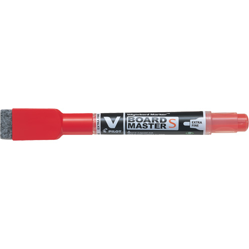 Marqueur effaçable &agrave; sec Vboard Master S avec efface, Bleu, Pointe Fin Equipex