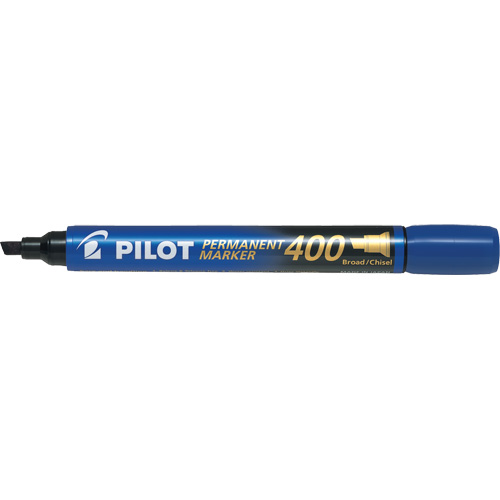 Marqueur permanent 400, Bleu, Pointe Ciseau Equipex