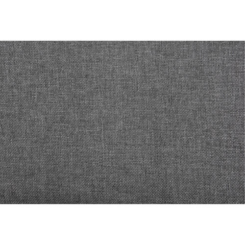 Chaise pliante de luxe en tissu rembourr&eacute;e, Acier, Gris, Capacit&eacute; 300 lb Equipex