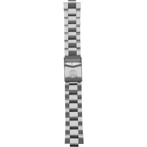 Grande montre automatique de plong&eacute;e avec feuille d'&eacute;rable gris et bracelet en acier inoxydable, Num&eacute;rique, &agrave; piles, 41 mm, Argent Equipex