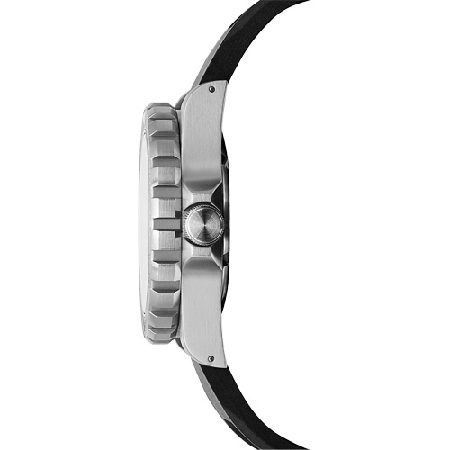Large Diver's Quartz Watch, Digital, Battery Operated, 41 mm, Black Equipex