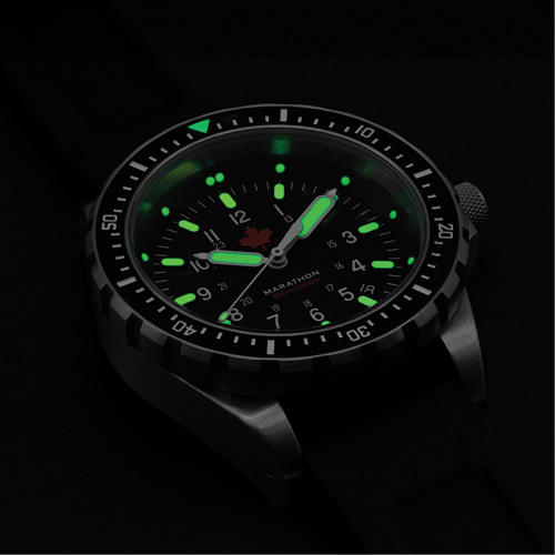 Red Maple Jumbo Diver's Quartz Watch, Digital, Battery Operated, 46 mm, Black Equipex