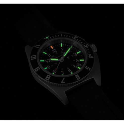 Steel Navigator with Date on Black 3-Piece Rubber Strap Kit, Digital, Battery Operated, 41 mm, Black Equipex