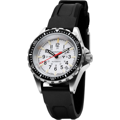Montre automatique moyenne pour plongeur &eacute;dition arctique, Num&eacute;rique, &agrave; piles, 36 mm, Noir Equipex