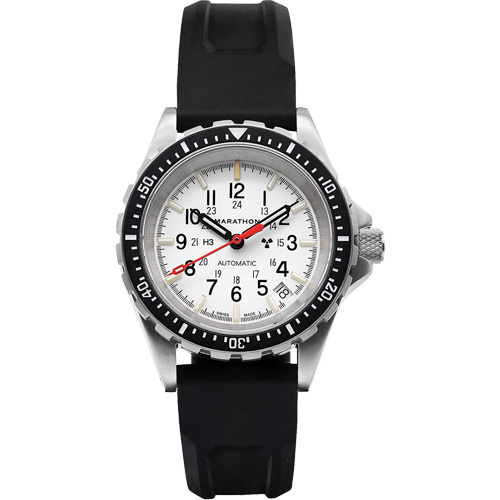 Montre automatique moyenne pour plongeur &eacute;dition arctique, Num&eacute;rique, &agrave; piles, 36 mm, Noir Equipex
