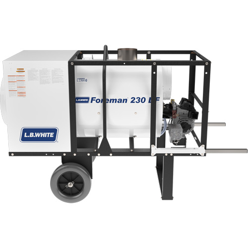 Radiateur portable &agrave; chauffage indirect Foreman 230, Chaleur radiante, Gaz naturel, 230000 BTU/H Equipex