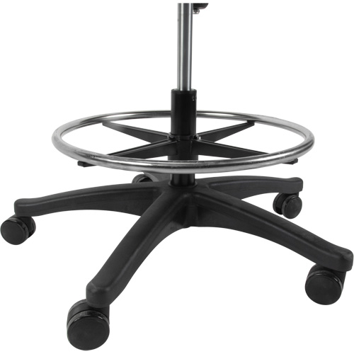 Mesh Work Stool, Mobile, Adjustable Height, 450 lbs. Capacity Equipex