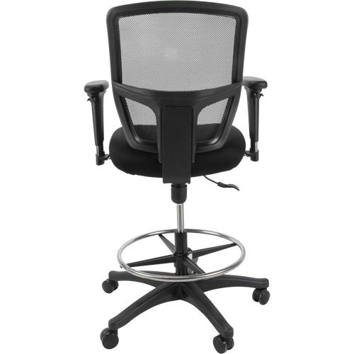 Mesh Work Stool, Mobile, Adjustable Height, 450 lbs. Capacity Equipex