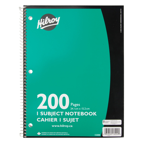 Carnet &agrave; spirale 1 sujet Equipex