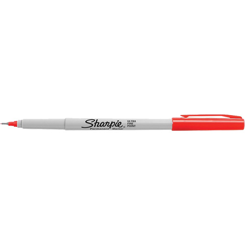Marqueur, Ultra fin, Rouge Equipex