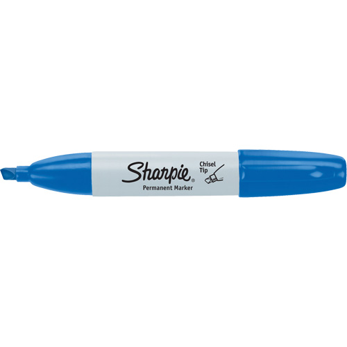 Marqueur permanent, Ciseau, Bleu Equipex