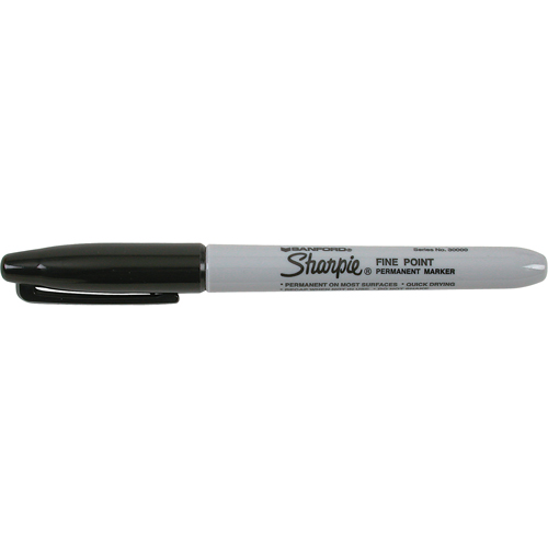 Permanent Markers - #15, Black, Fine Tip Equipex