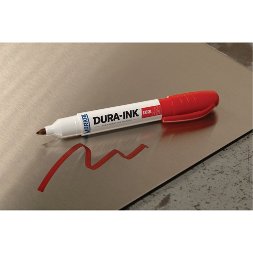 Dura-Ink&reg; Marker #55, Red, Chisel Tip Equipex