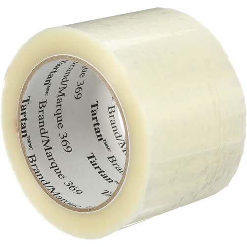 Ruban d'emballage Tartan, Adh&eacute;sif Thermofusible, 1,6 mil, 72 mm (3") x 100 m (330') Equipex