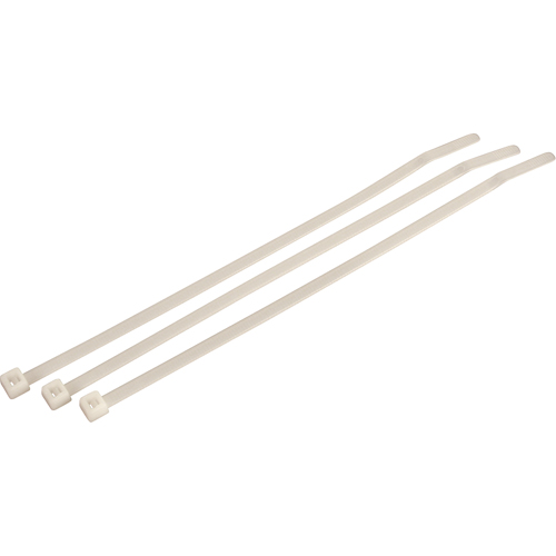 Bar-Lok&reg; Cable Ties, 14-1/2" Long, 120lbs Tensile Strength, Natural Equipex