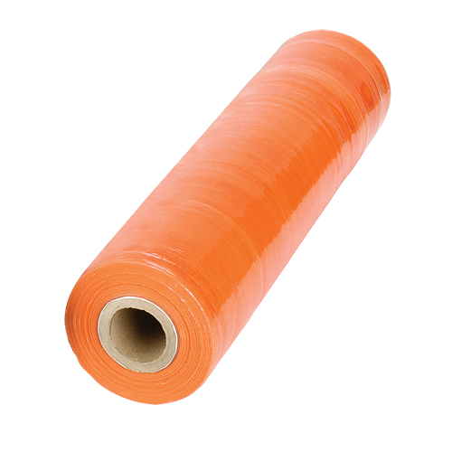 Film &eacute;tirable, Calibre 80 (20,3 microm&egrave;tres), 18" x 1000', Orange Equipex
