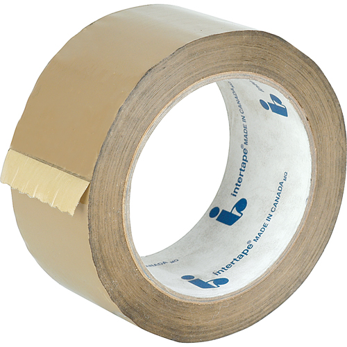 Ruban d'emballage, Adh&eacute;sif Thermofusible, 1,18 mil, 48 mm (1-22/25") x 100 m (328') Equipex