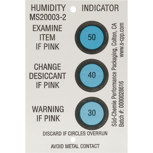 Indicateurs d'humidit&eacute; Equipex