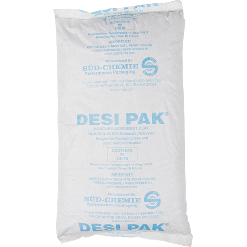 D&eacute;shydratants, Argile, sac Tyvek Equipex