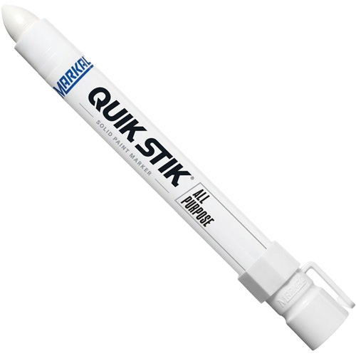 Quik Stik&reg; Twist-Up Paint Markers, Solid Stick, White Equipex