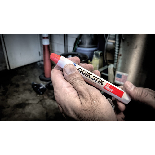 Quik Stik&reg; Twist-Up Paint Markers, Solid Stick, White Equipex